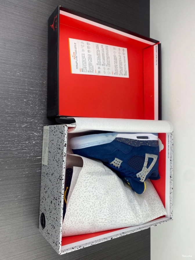 Rep TBK Jordan AJ4-1036660 Michigan 4 (PE) Retro Air 0720